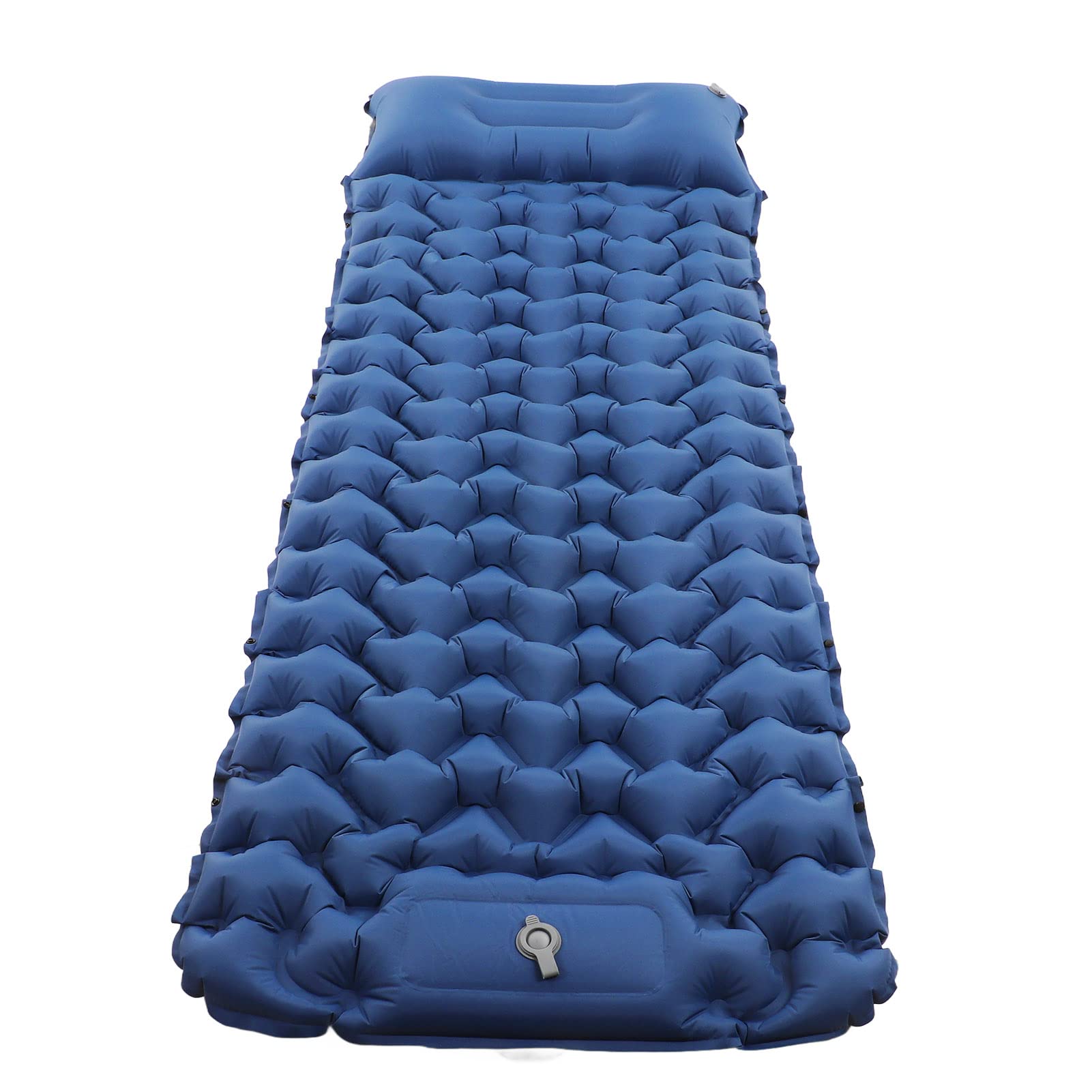 Changor Materassino da Campeggio Materasso Gonfiabile Leggero Blu Scuro per Esterno, Materassino Portatile Morbido e Aderente per Campeggio in Famiglia, Escursionismo, Zaino in Spalla