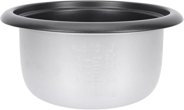 Cabilock Non-stick Rice Cooker Liner Electric Cooker Accessories Multi-purpose Cooking Pot for Rice and Cake Baking Alloy Material Replacement for Use