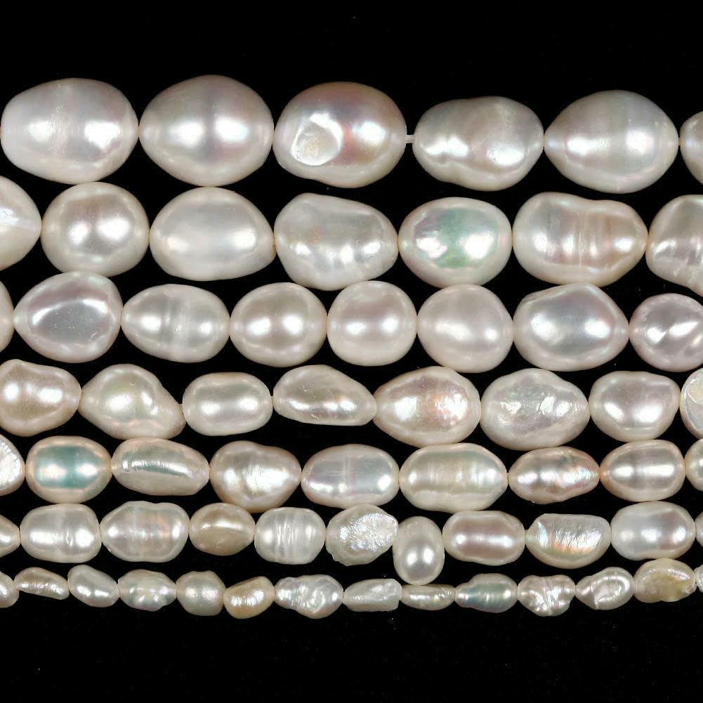 Perles d'eau douce naturelles de forme irrégulière, perles en vrac pour la fabrication de bijoux, colliers et bracelets, rondes ou rondes, 4-5 mm