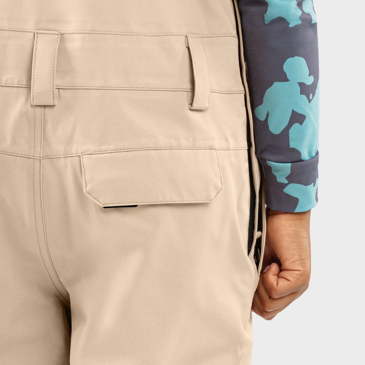 SIROKO Pantaloni sci e neve Native Beige Ragazzi e Ragazze 7-8 (128 cm), beige, 7-8 (128 cm)