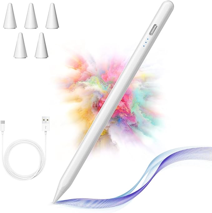 Stylus Pen for iPad with Palm Rejection,Tilt Sensitive iPad