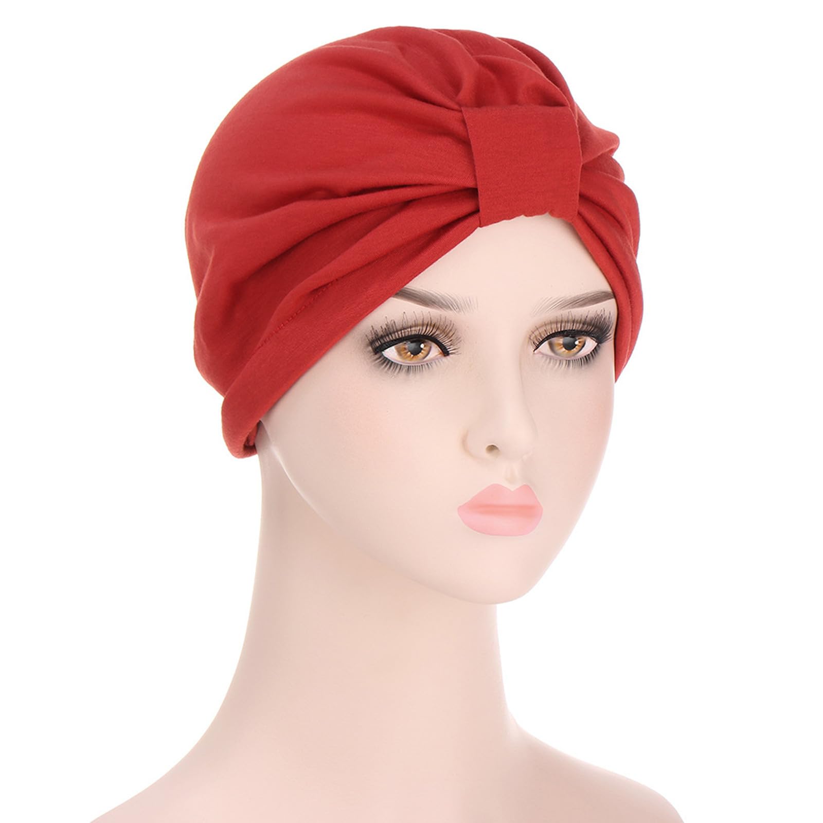 Generisch 2025 - Tapa de pelo para mujer, turbante musulmán, gorra, gorra, envoltura, bufanda, gorras de béisbol, gorra de leones