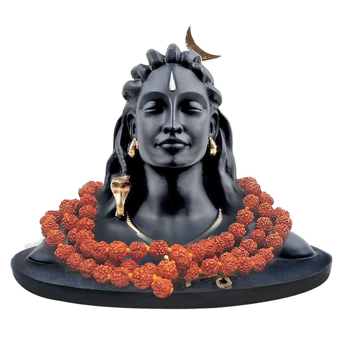 Buy Rhymestore Adiyogi Statue for Car Accessories for Dash Board, Pooja