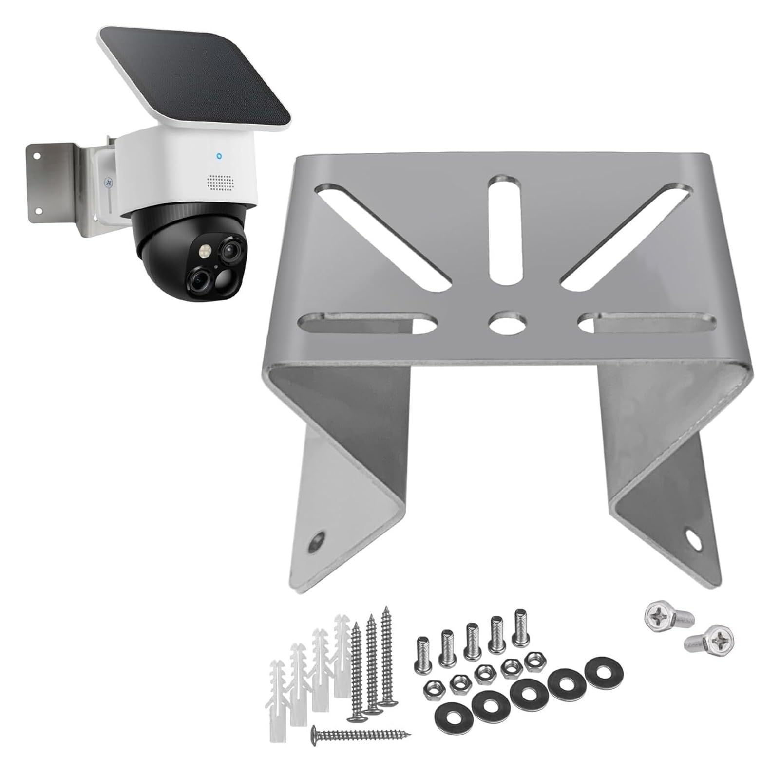 Supporto angolare a parete for telecamere PTZ/di sicurezza, acciaio inossidabile