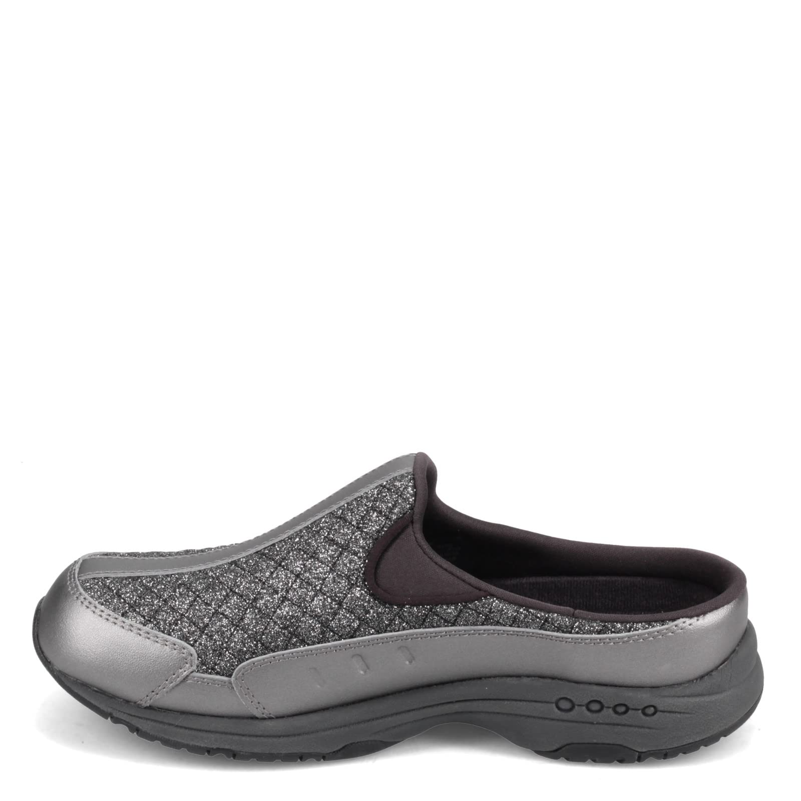 Easy Spirit Women's Traveltime Round Toe Casual Slip-on Mules In Dark