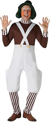 Miniatura 3 de Rubies Costume Co Willy Wonka  The Chocolate Factory Oompa Loompa peluca para hombre