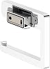 KEUCO Moll Toilet Roll Holder Open Shape Chromed Metal Made in Germany Swivelling Includes Screws and Dowels Toilet Paper Holder for Drilling