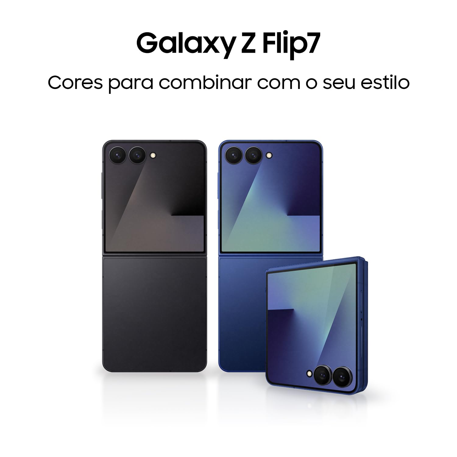 Samsung Galaxy Z Flip7 5G 512GB 12GB RAM, Câm. Dupla 50MP, Galaxy