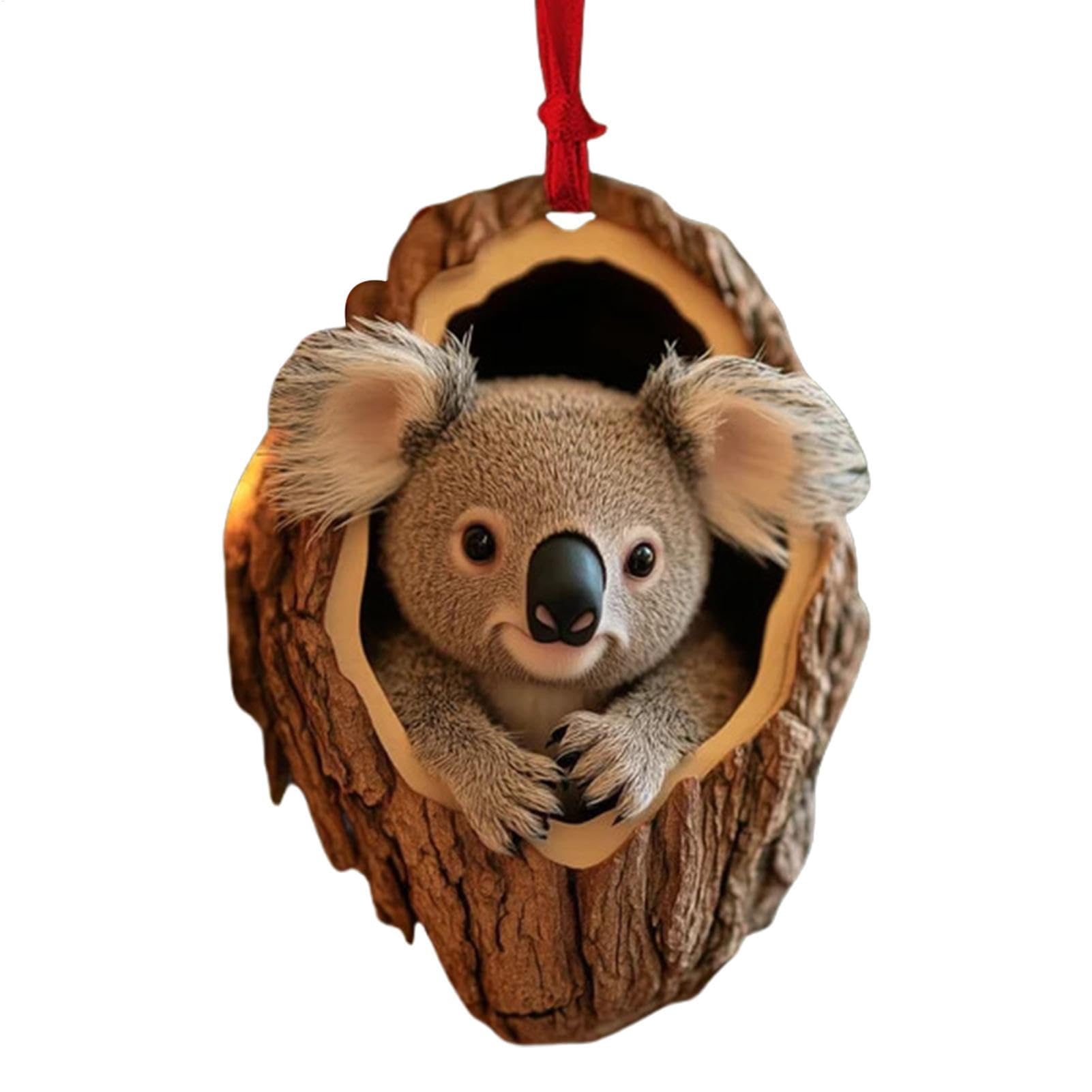 Décoration de maison originale avec suspensions de Noël koala et chat mignon - 8