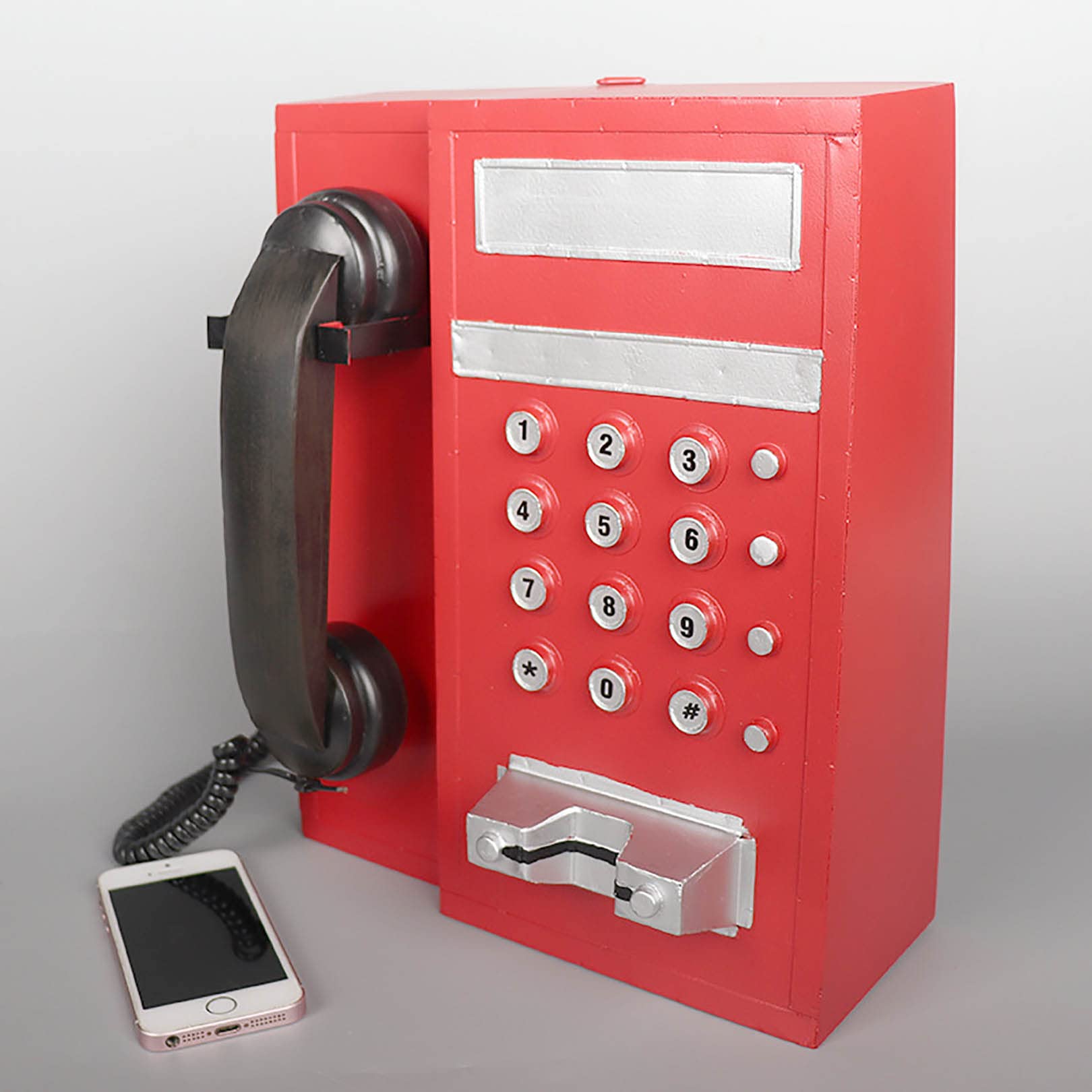 Vintage telefon stacjonarny retro styl telefon telefon stacjonarny biurko dekoracja do domu biura hotelu