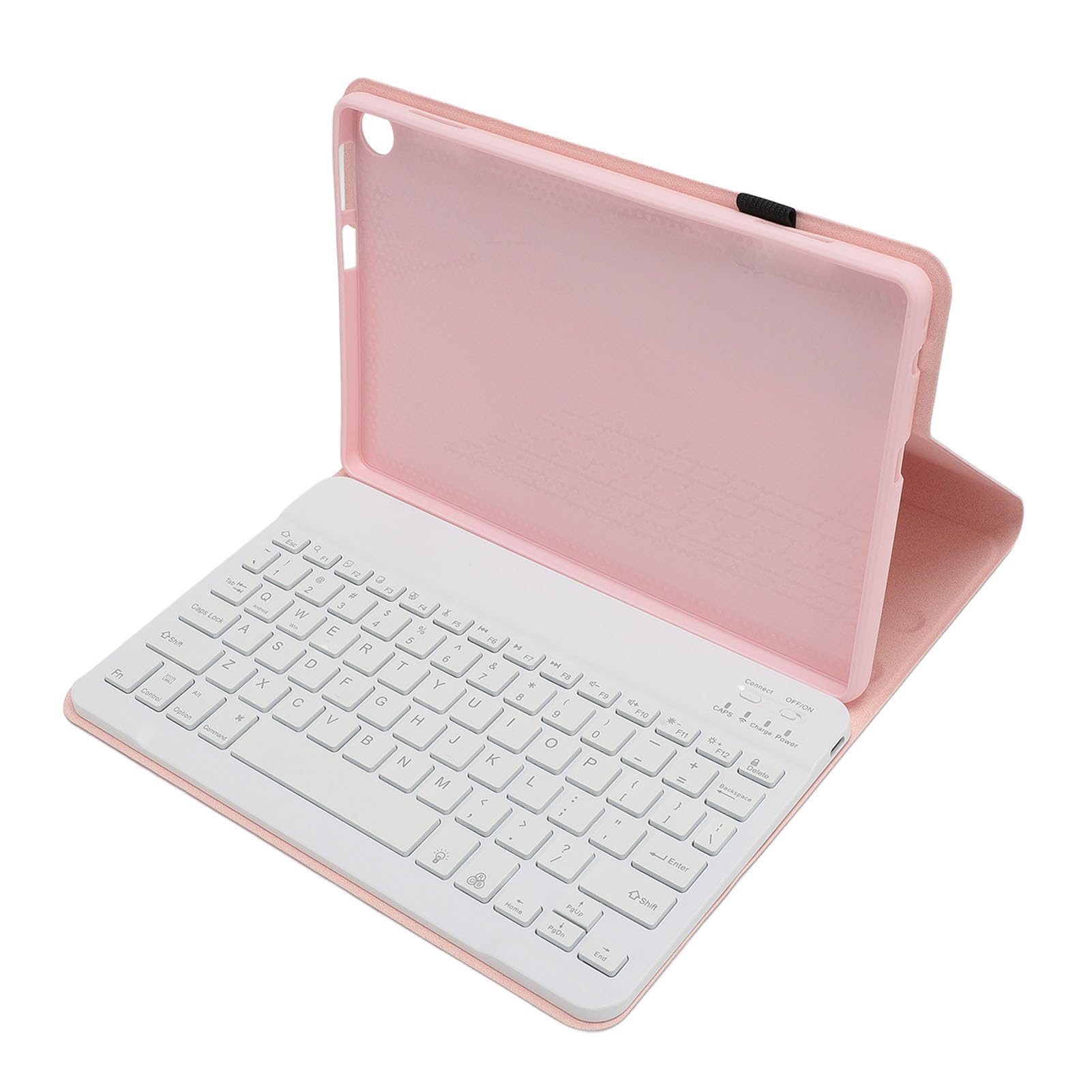 ASHATA Custodia per tastiera da viaggio in pelle PU per Tab M10 Gen 3 tablet da 10,1 pollici cornice aderente morbida antiscivolo copertura interna del supporto (PINK)