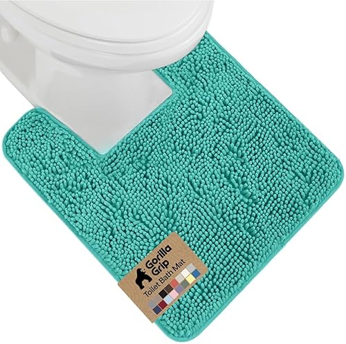 Miniatura 40 de Gorilla Grip - Tapete de baño de 60 x 24 pulgadas, de felpilla gruesa, suave y absorbente, secado rápido, de microfibra, con reverso de caucho