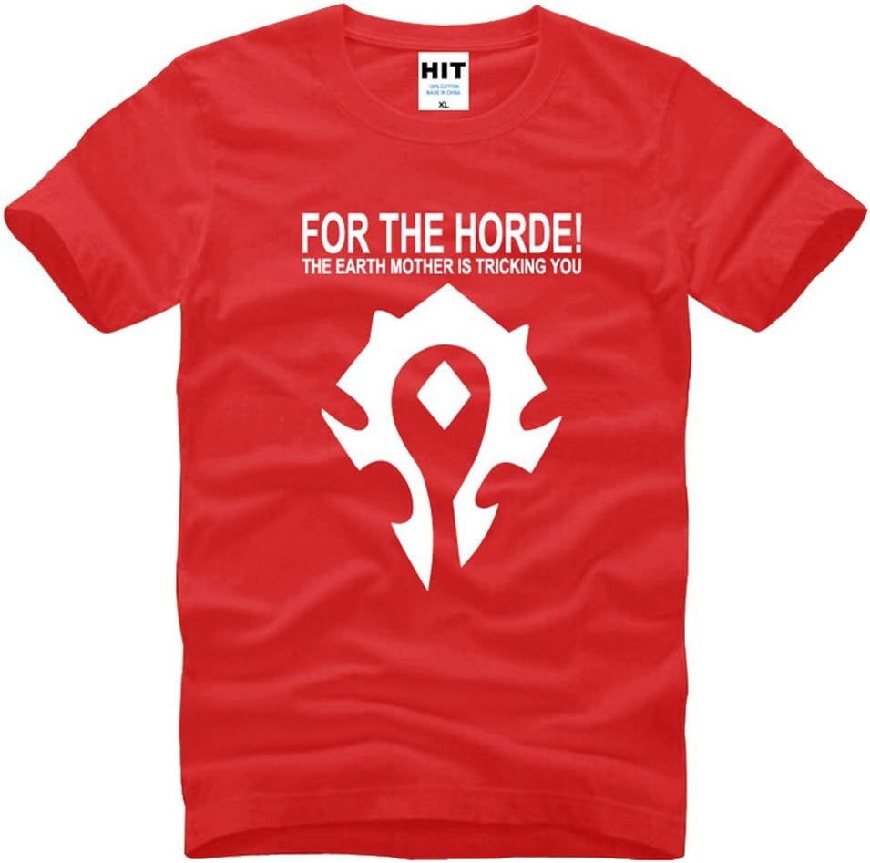TransAsia Hipster World of Warcraft Horde Symbol Spray Men's T-Shirt