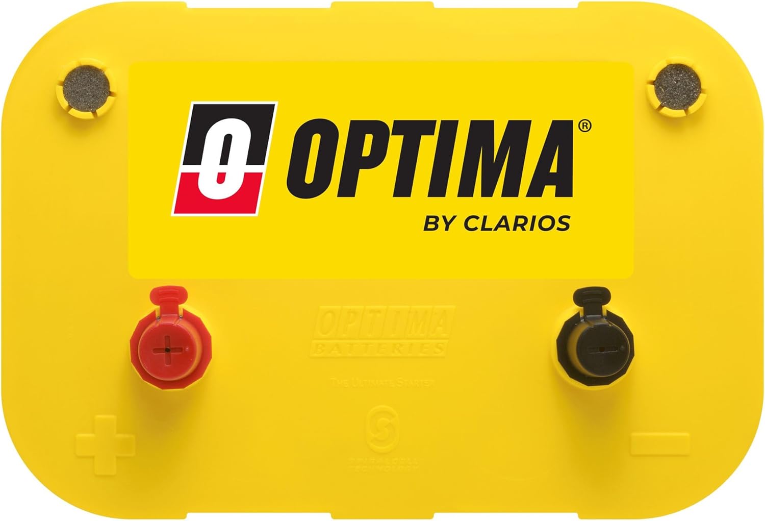 OPTIMA D34 YellowTop Battery, top view มีมิติ