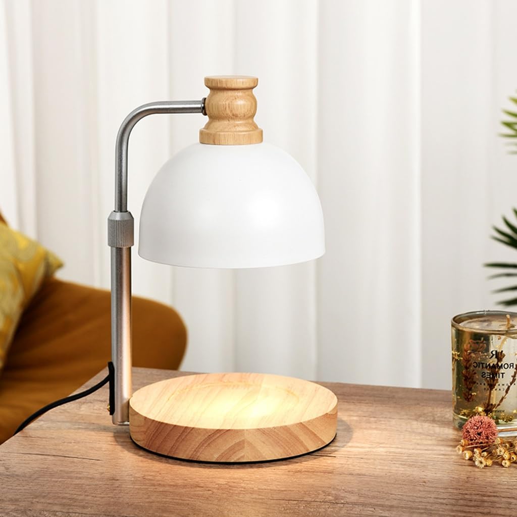 candele, lampade calde, Lampada scaldacandele dimmerabile con timer, scaldacandele regolabile in altezza con 2 lampadine, lampada a candela for candele in barattolo, scaldacandele elettrico for decora