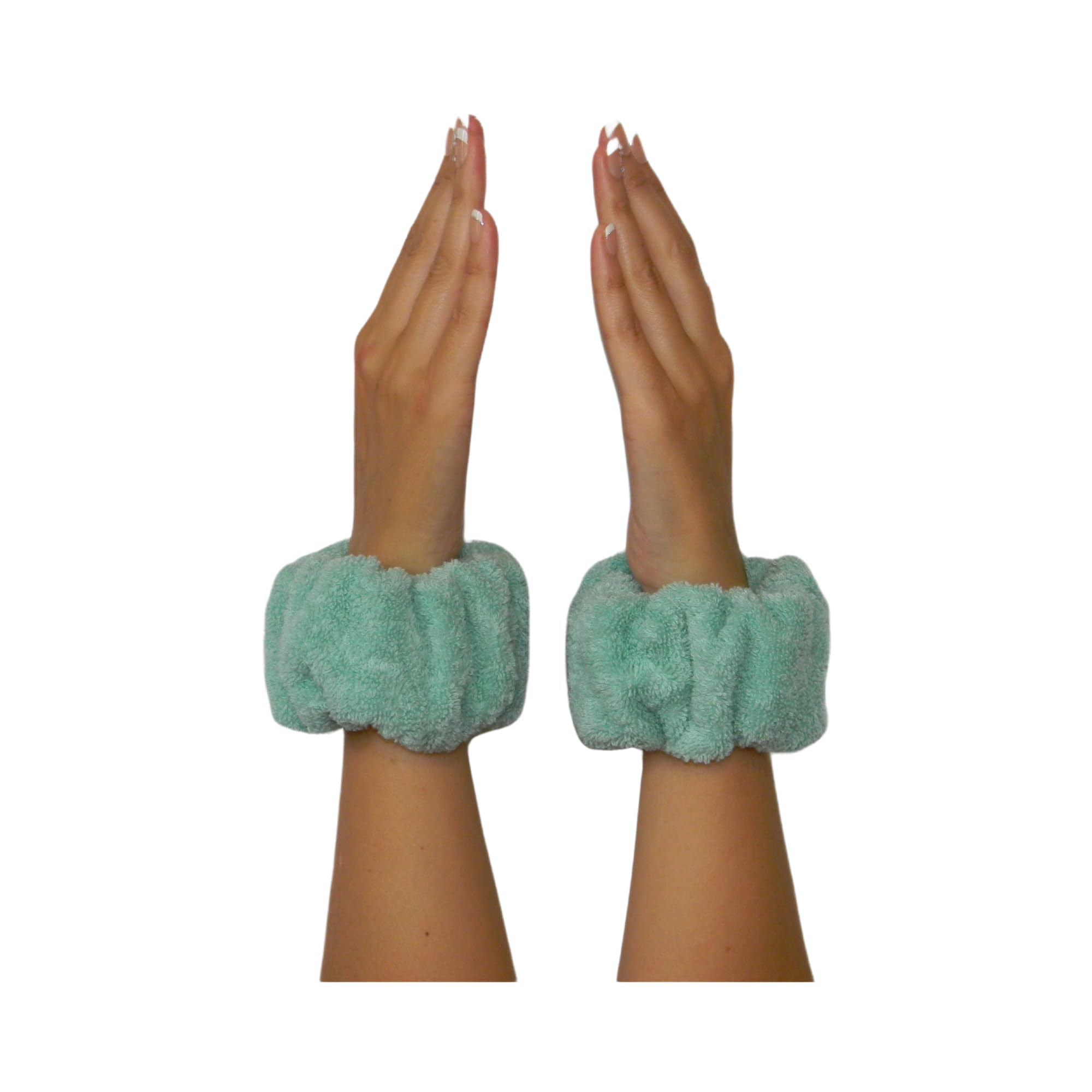 WristBrella Wristbands for Washing Face Original Skincare 100% Cotton Face Most Absorbent & Stretchable Face Wash Bands Spa Wristbands USPTO Patented