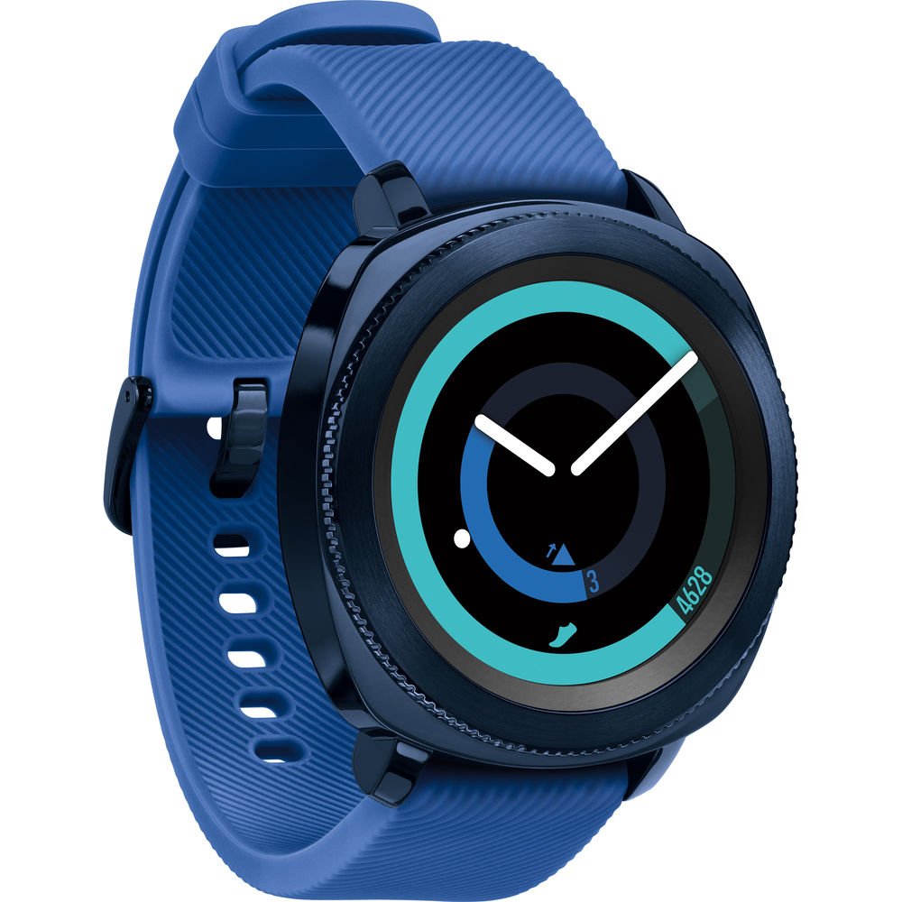 Samsung Gear Sport Smartwatch Bluetooth Blue SM-R600NZBAXAR US Version with Warranty