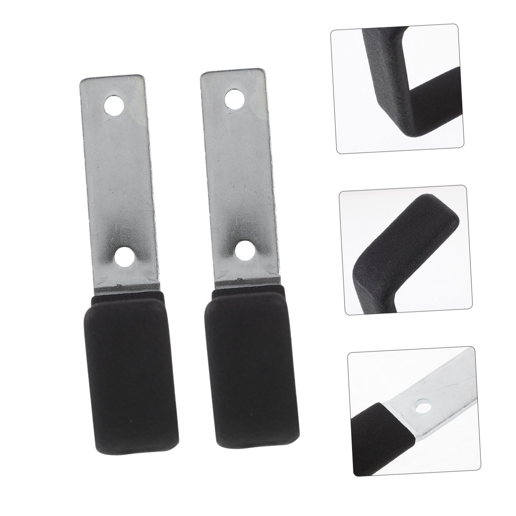 Operitacx 4 Set Gancio Resistente Montato Appendi Attrezzi Box Auto Dovere Appendiabiti Per Garage Pesante Parete Attrezzo Utilità Ganci Metallici Per Appendere Acciaio 2 Pezzi*4