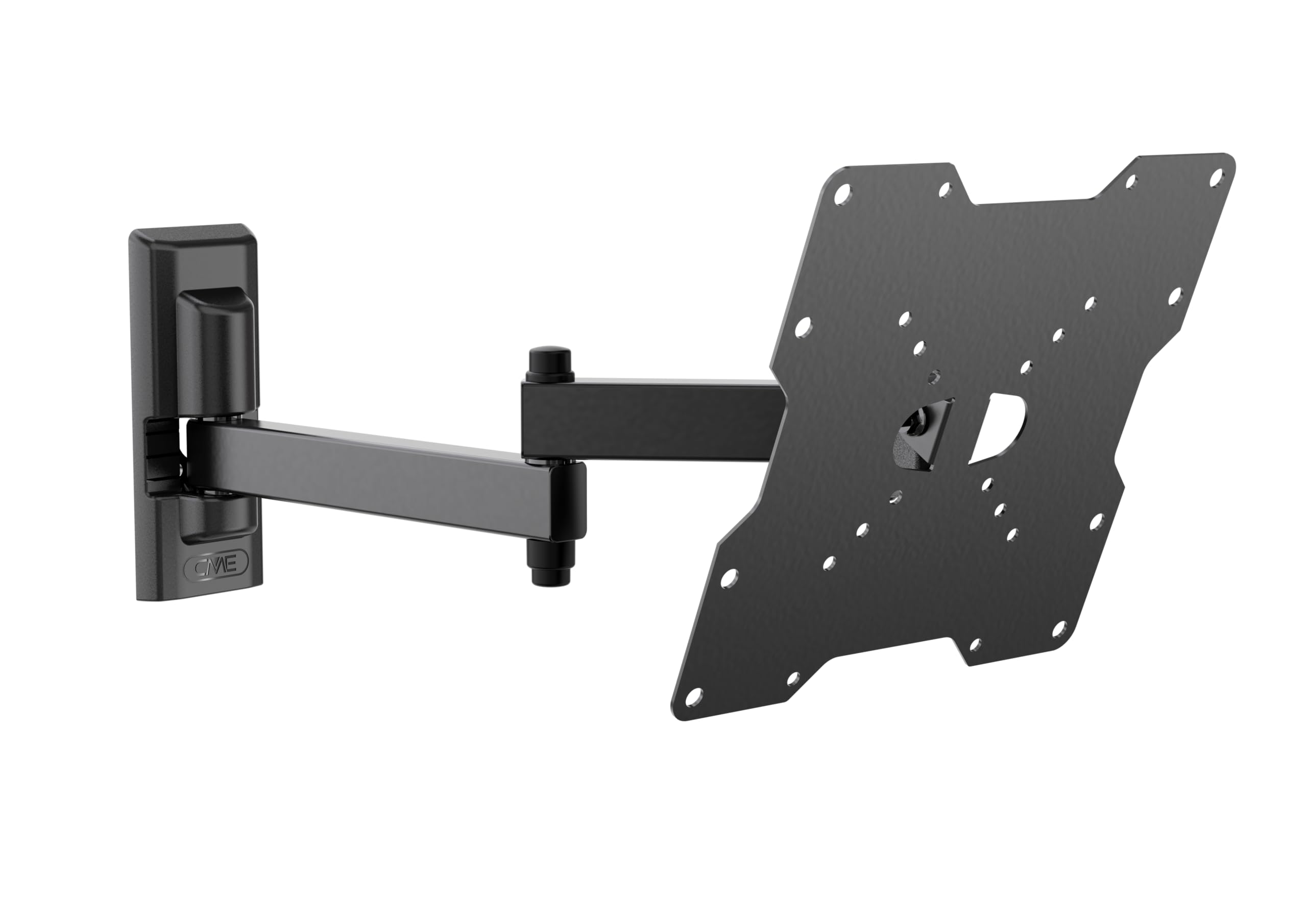 Meliconi CME EDR200 - Support mural avec double bras inclinable, pour TV à écran plat de 26" à 40". VESA 75-100-200. Couleur Noir.