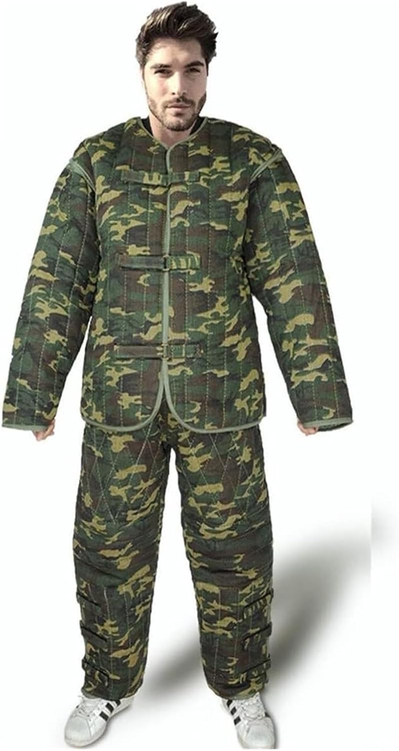 Dog Training Suit, Anti-Dog Bite Jumpsuit, Training Dog ​​Protective Clothing for Training & Protection， Professional Dog Bite Sleeves Suit Body
