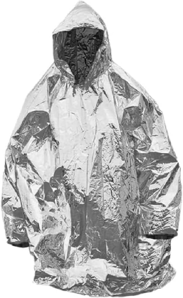 Mil-Tec Survival Poncho, Silver, 16024700