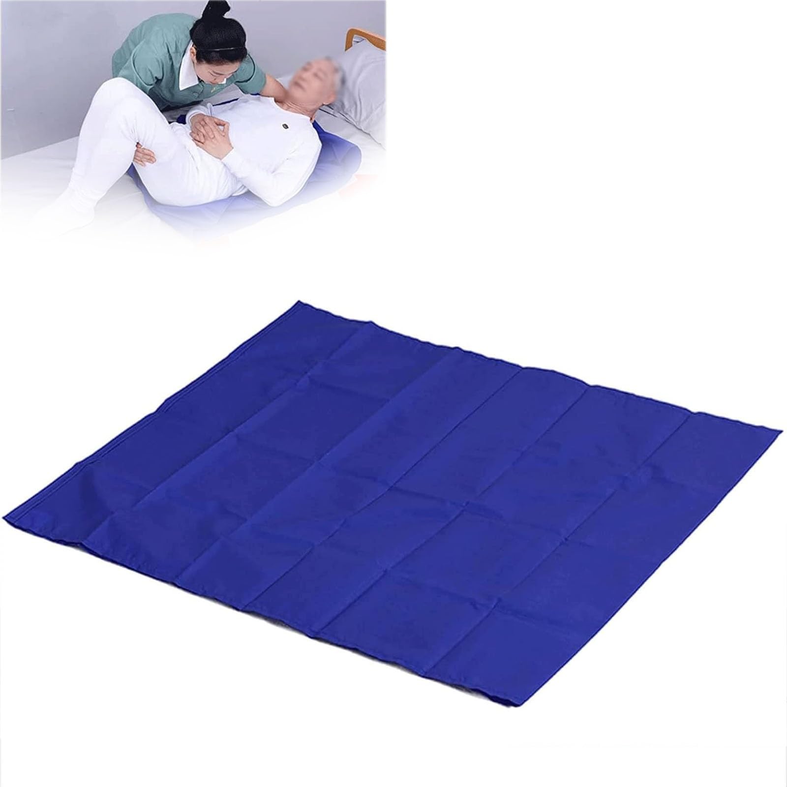 Sábana Deslizante para Movilización de Pacientes,Reutilizable, almohadilla de posicionamiento para camas, para coches, vehículos, sillas de ruedas y transferencias de cama(118 * 76cm)