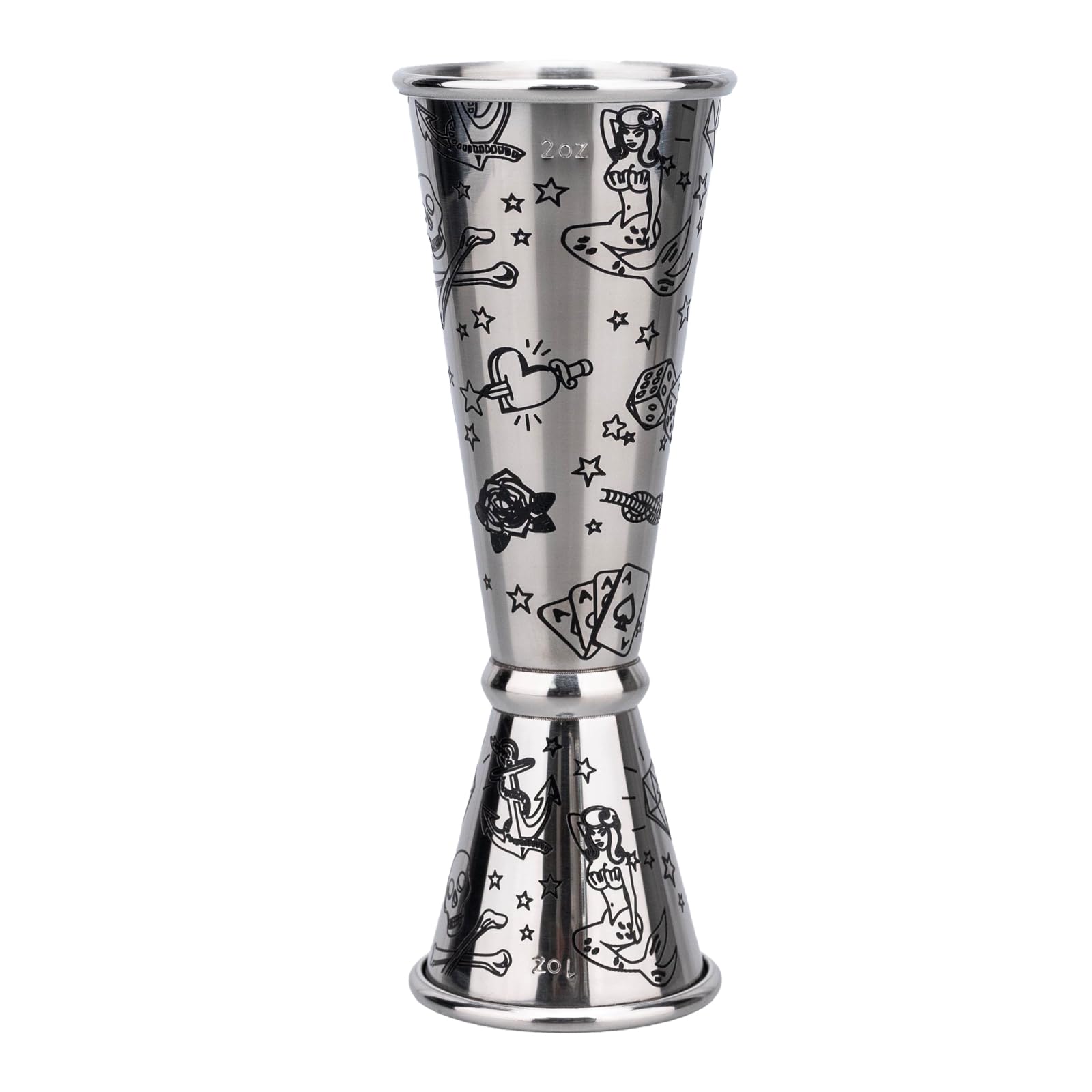 Jigger for Bartending, Cocktail Jigger 2 oz 1 oz — Amazon image 12