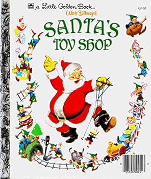 Hardcover Santa's Toy Shop (Little Golden Book) Book