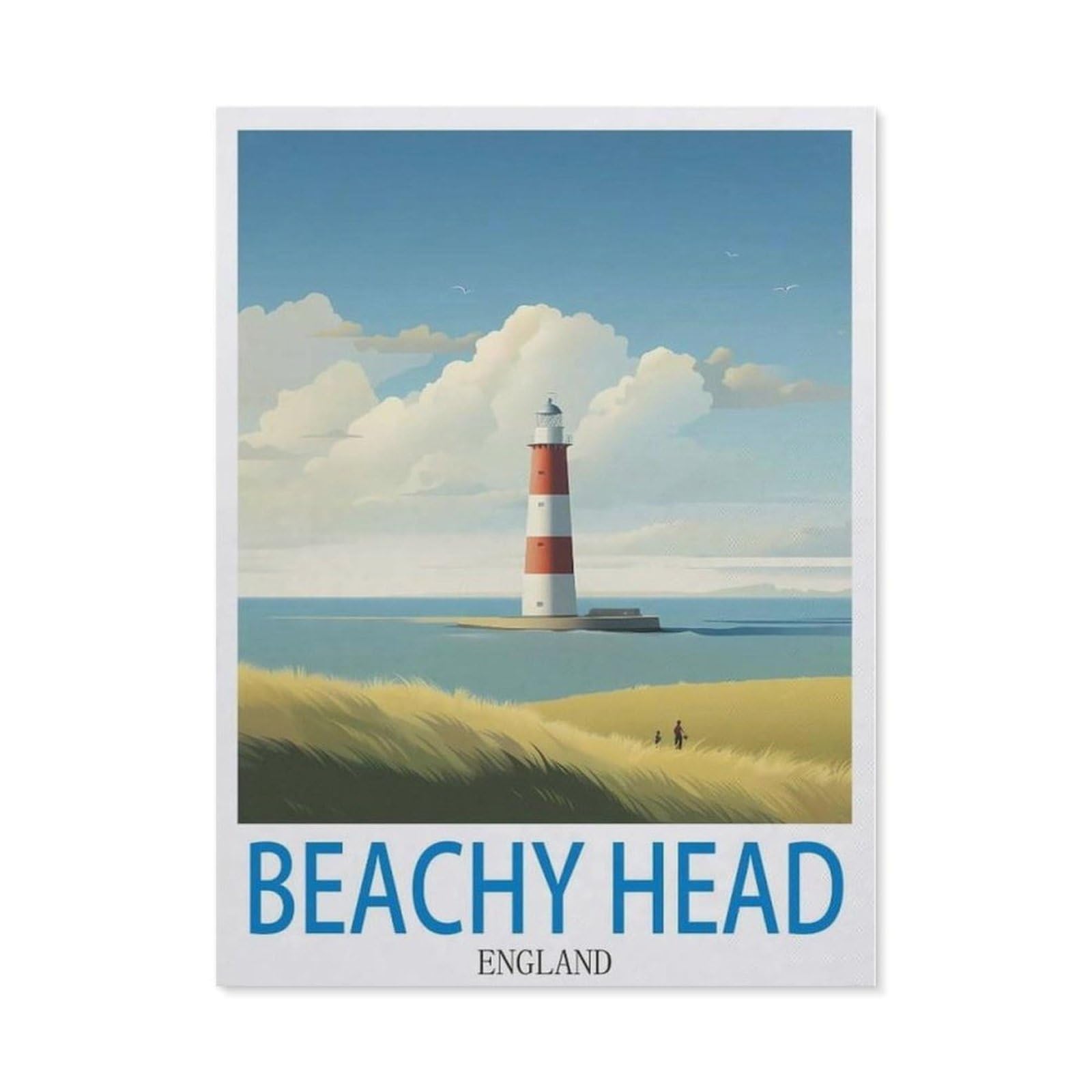 BEAYODKP Full Diamond 5D DIY Diamond Painting，Beachy Head England