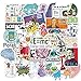 Stickers Physics Chemistry Biology Experiment Science Stickers Pack 50 Pcs Suitcase Stickers Vinyl Decals for Car Bumper Helmet Luggage Laptop Water Bottle