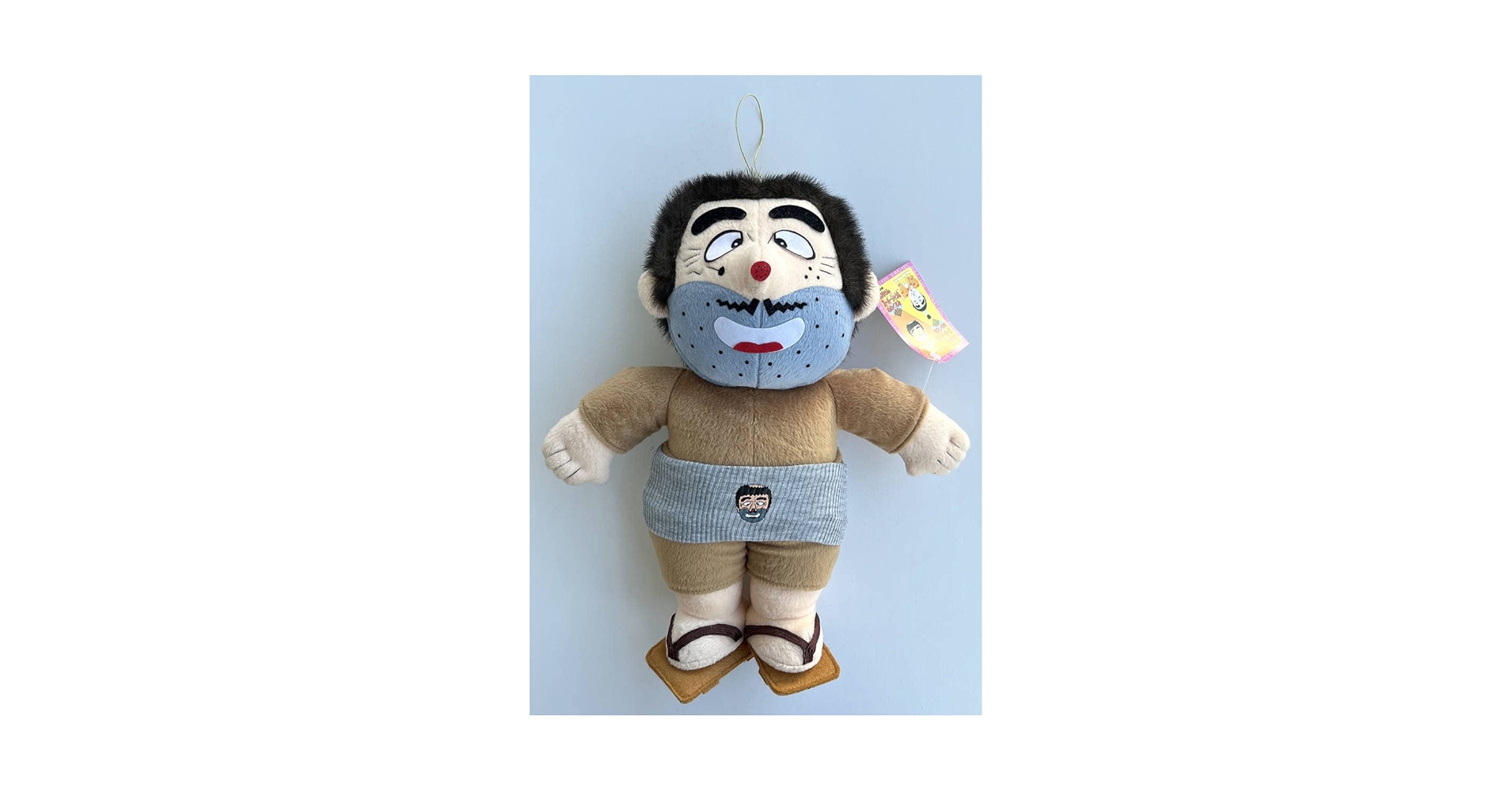 【レトロ】志村けん　スーパージャンボ　ぬいぐるみ　ザ・ドリフターズ Amazon.co.jp: 紙タグ付き 全長約34cm 志村けん スーパージャンボ