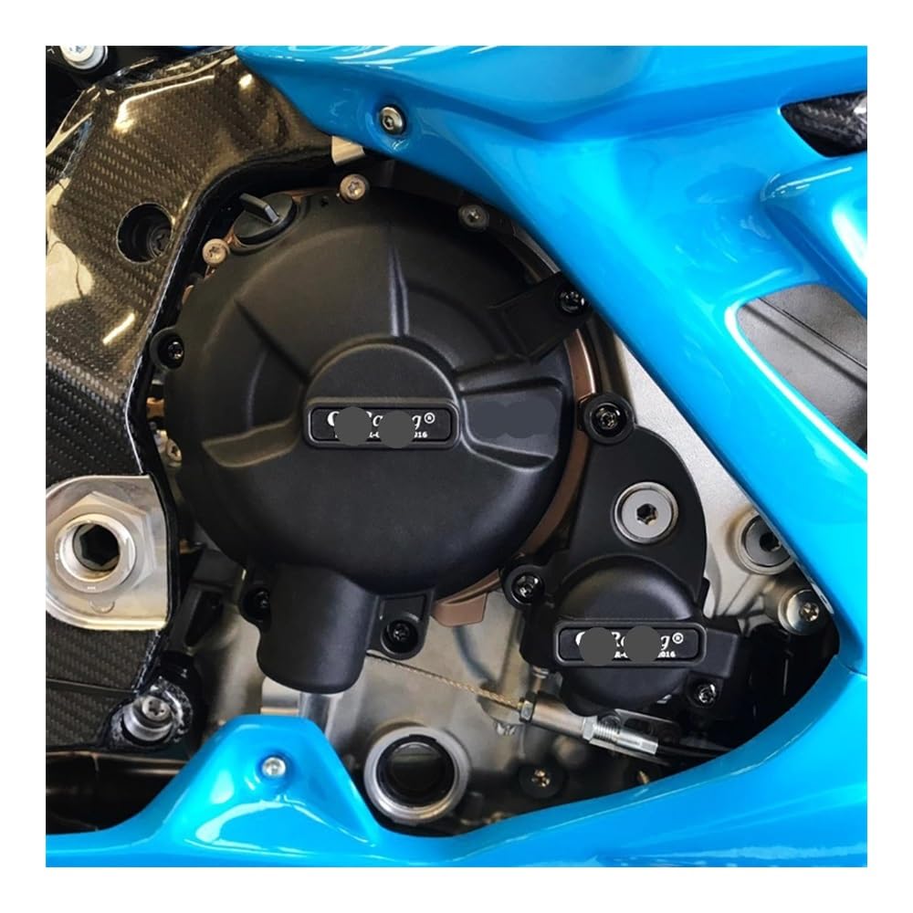 Coperture Protettive Per Carter Motore BMW S1000RR/R (2017-2018) – Set Di 3, In Nylon PPA, Colore Nero/Carbonio