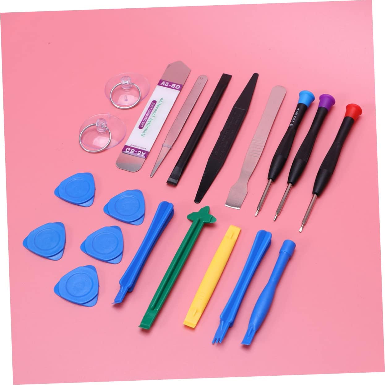 MERRYHAPY 20pcs Tool Kit Multi-Functional Screwdriver Bits and Cup Ergonomic Design for Electronics Disassembly and Repair