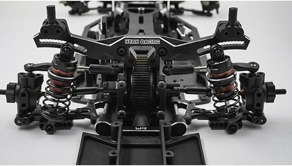 Yeah Racing BBG-0070BK Alum Big Bore Go 70mm Damper Set (2) Black : 1/10 Buggy