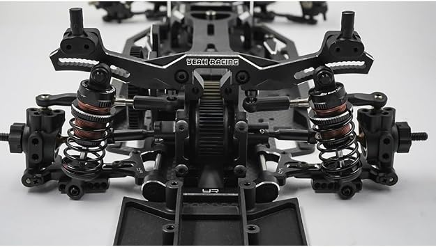 Yeah Racing BBG-0070BK Alum Big Bore Go 70mm Damper Set (2) Black : 1/10 Buggy