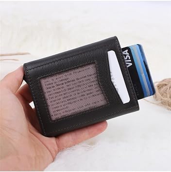 Legend Leather Erkek Ac  Kahve Hakiki Deri Mekanizmal  C zdan/Kartl k Kahverengi Tek Beden Erkek