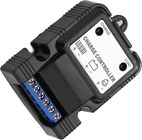 Miniatura 4 de Garosa PWM 6V12V 3A Controlador Solar, Plástico, Negro, Cargador de Panel Solar, Regulador Controlador de Energía con Indicador LED, Nueva