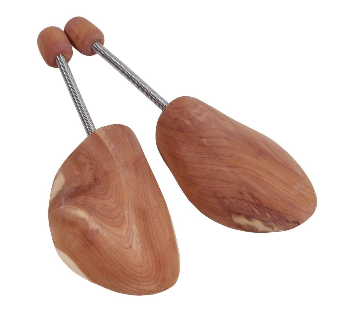 Delfa 3 paia di tendiscarpe in legno di cedro con molla a spirale in metallo, per ogni scarpa