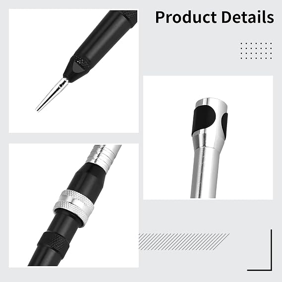 Foredom Flex Shaft Handpiece, Quick-Change 2.35 Mm Metal Tool Handle For Engraving, Polishing, And Grinding
