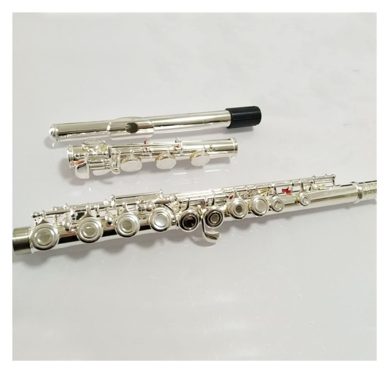 Principiante Flauto Flute Argento Placcato Strumento Flauto Flauto Da Studente Intermedio I Flauti C Leg 16 Fori Chiuso E