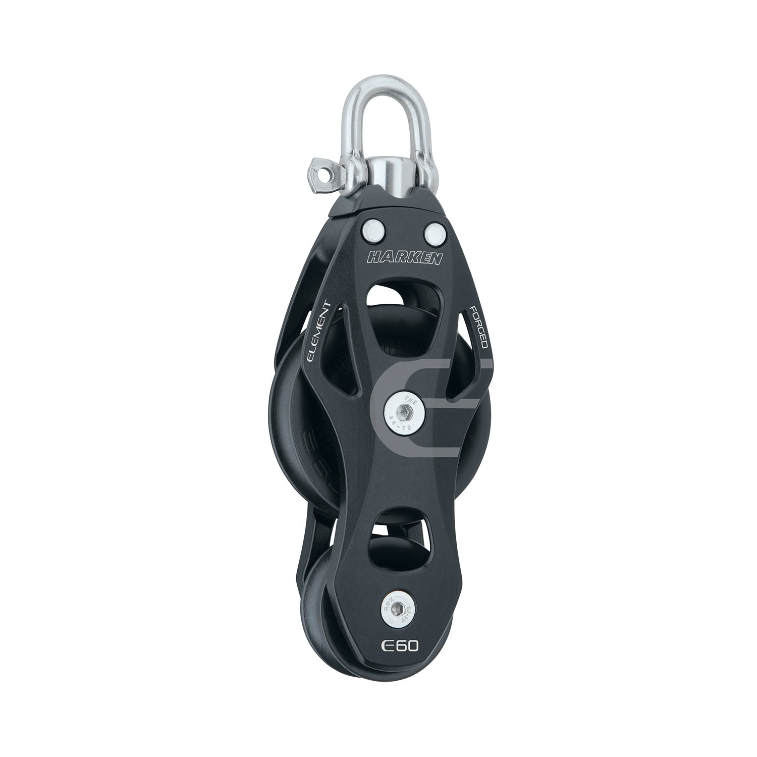 HARKEN Premium Sailing 60mm Element Fiddle Swivel Boat Block, Part 6262