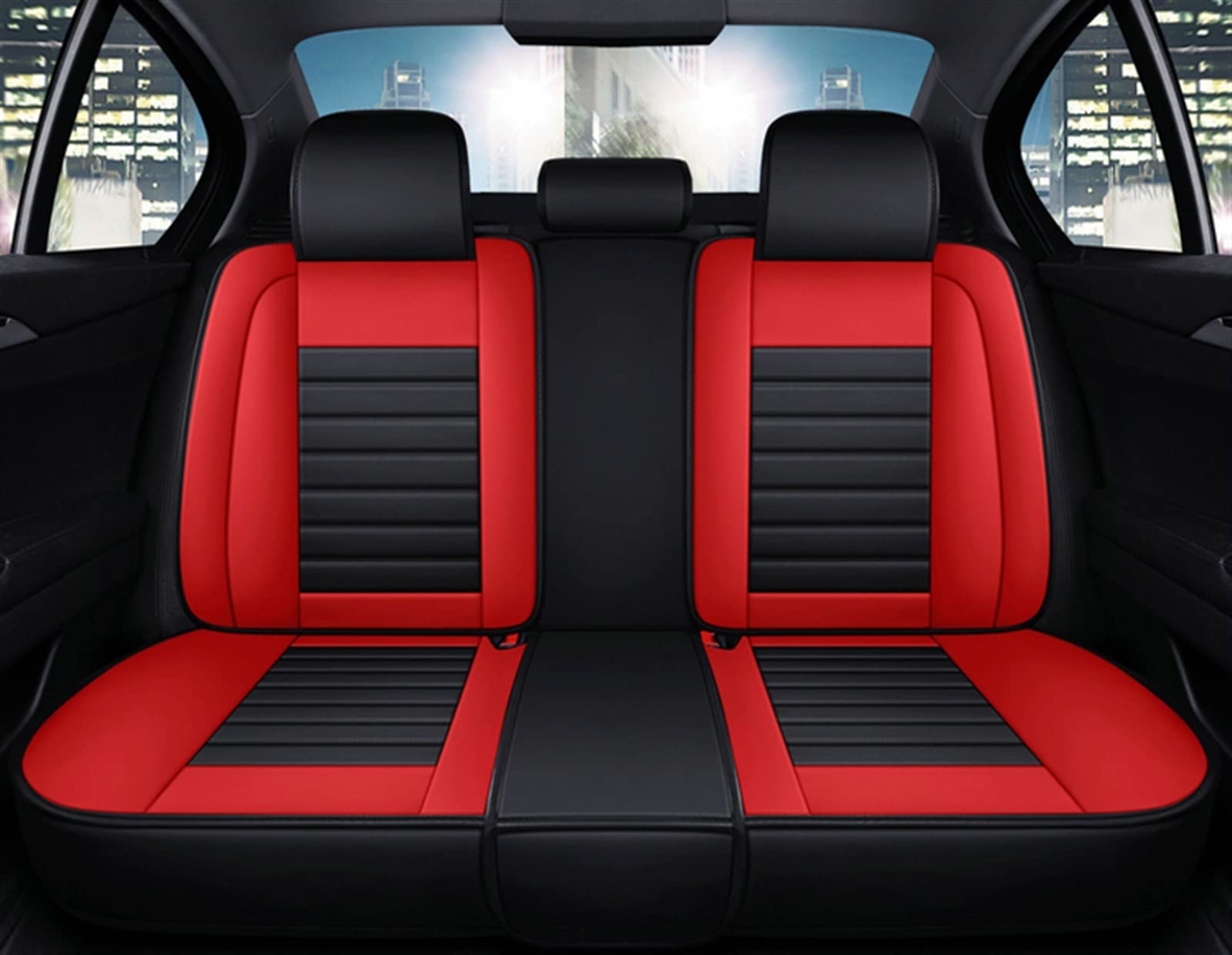 Housse de siège en cuir luxueux WITTSY pour intérieur de Toyota Fortuner et Prius