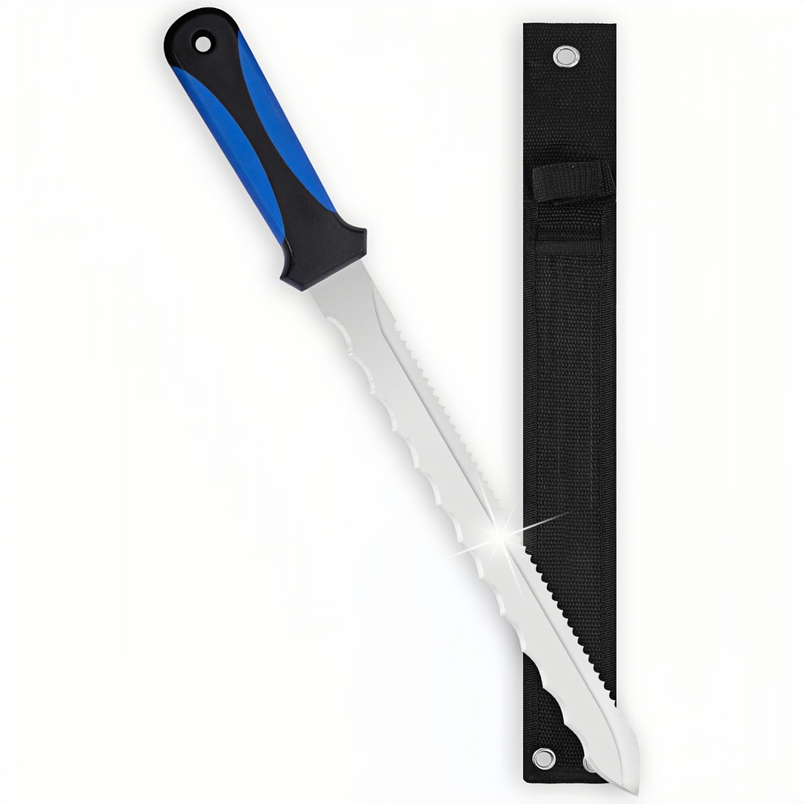 Sod Cutter Knife: Garden Knife for outdoor garden budding, Lawn Repair, Double-Edged 28CM sharp, easy to carry