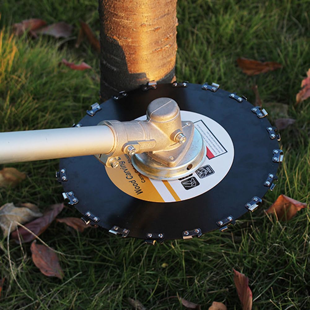 Versatile Grass Trimmer Blade Efficient Cutting Dense Vegetation Garden Landscape Maintenance (20-Tooth Blade)