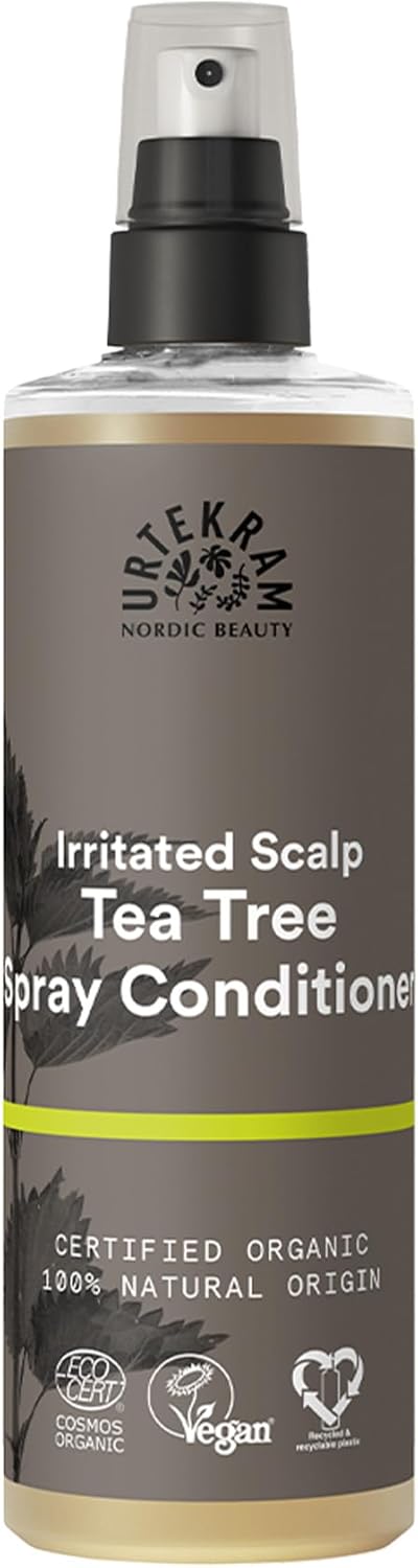 Urtekram Tea Tree Shampoo, 250ml – Gecertificeerd Biologisch, Vegan, Verzachtende en Voedende Formule met Aloe Vera en Glycerine voor Geïrriteerde Hoofdhuid
