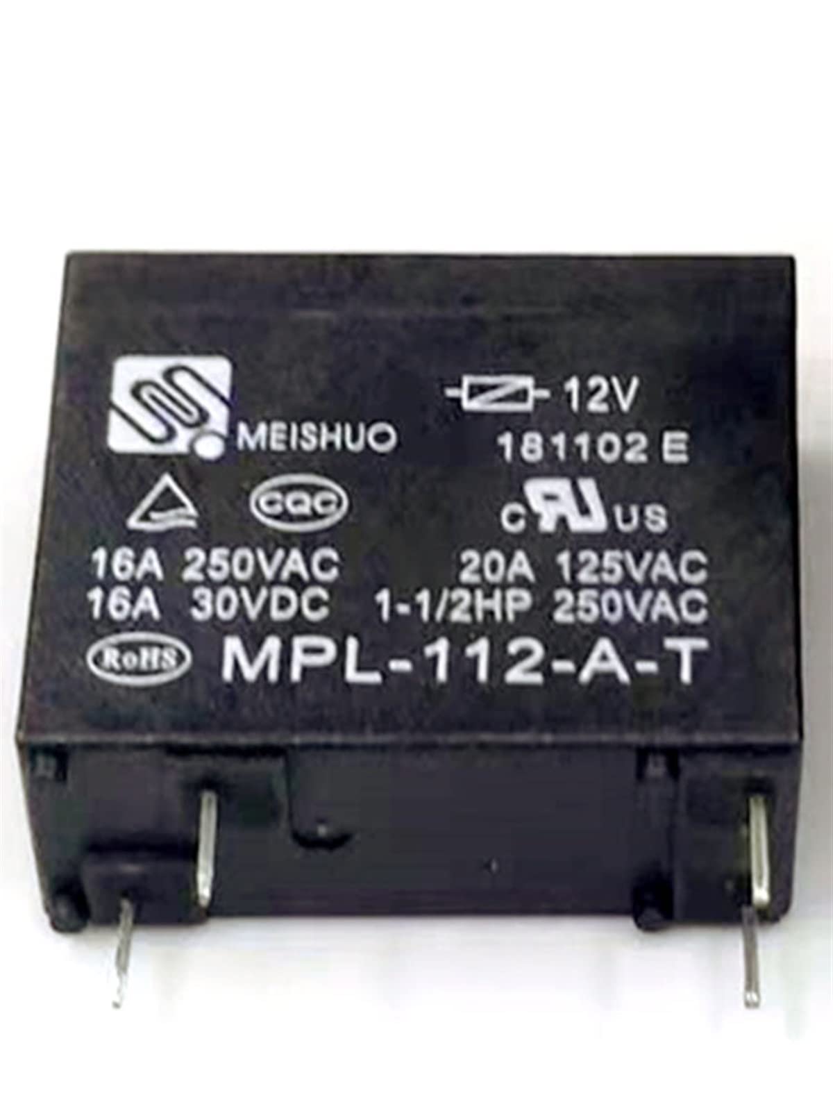 Aqhyebnsr One Color 10 Pcs Mpl-112-A-T 12V 4 Pins 12Vdc Relay