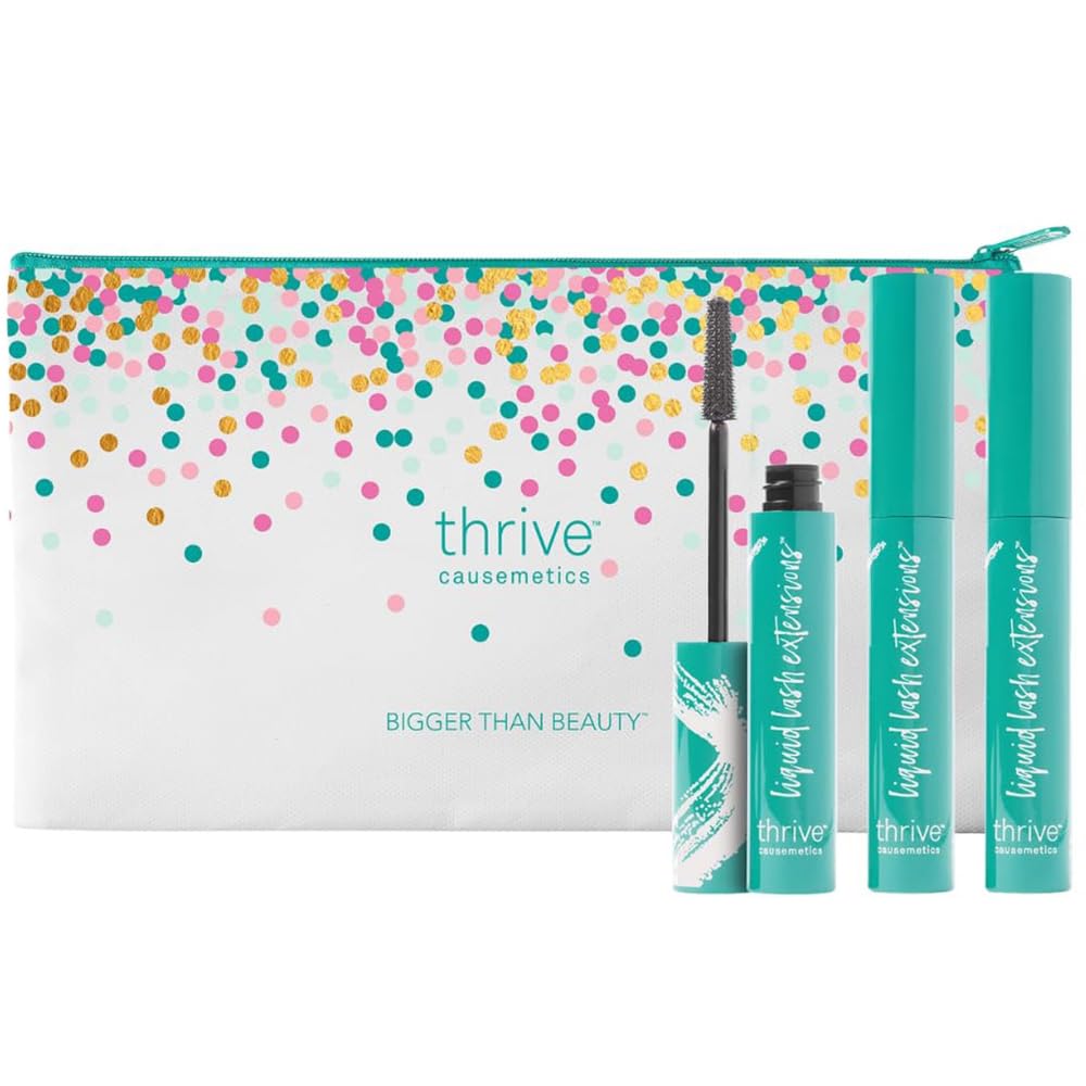 Photo 1 of Thrive Causemetics Liquid Lash Extensions Mascara (3 Pack, Charcoal Grey)