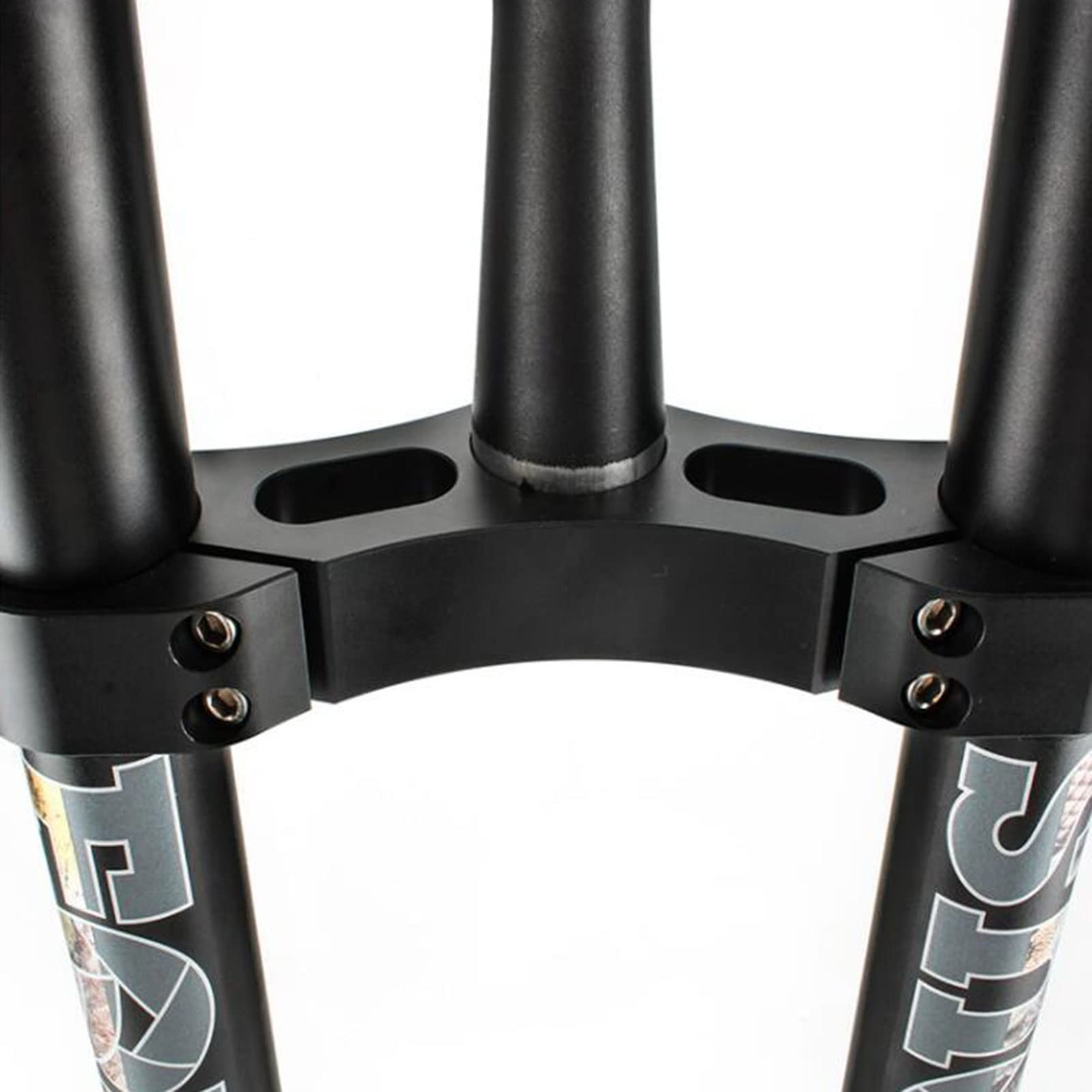 WIQUYBML Upside-Down-Gabel mit doppelter Schulterkonstruktion und 160 mm Federweg, passend für 26/27,5/29 Zoll Mountainbikes, 110 x 15 mm Zugstufeneinstellung, Luftfederung, Zubehör Sports & Outdoors