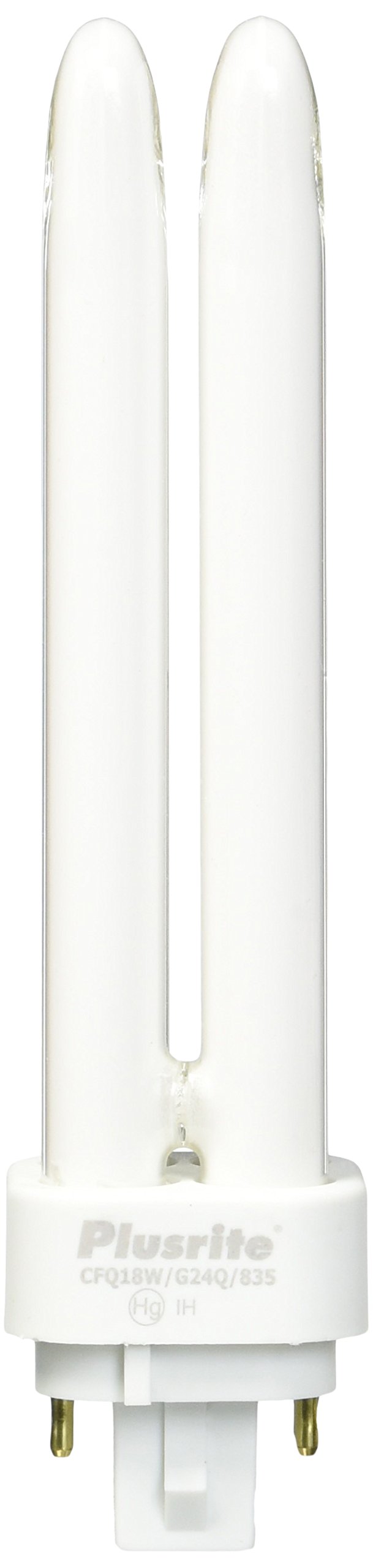 Plusrite 4031 - PL18W/2U/4P/835 Double Tube 4 Pin Base Compact Fluorescent Light Bulb