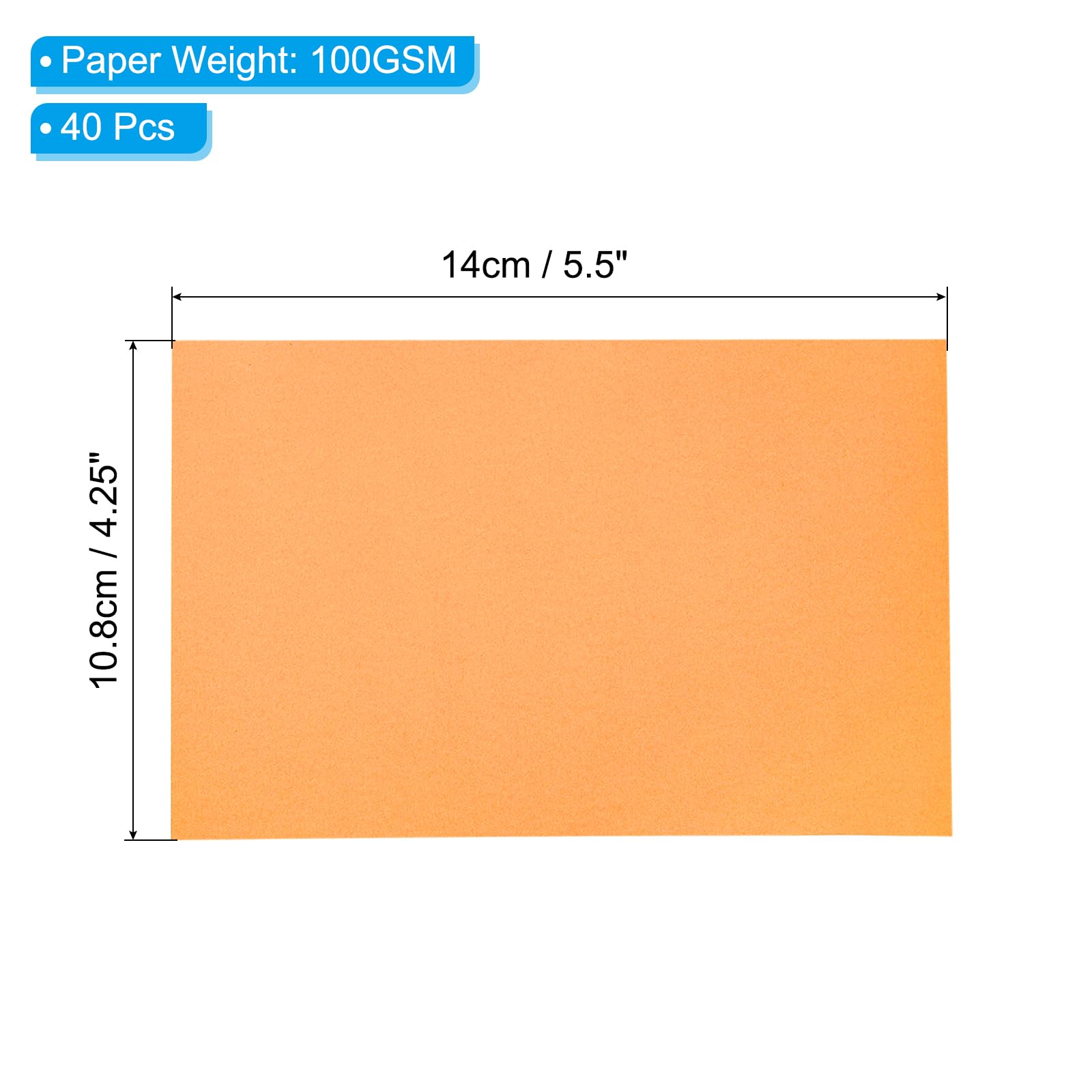 PATIKIL 40 Sheets Vellum Paper 4.25x5.5 - Image 2
